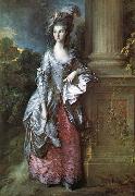 Thomas Gainsborough The Honourable mas graham mars Graham was one of the many society beauties Gainsborough painted in order to make a living France oil painting artist